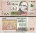 Picture of Uruguay,P96c,B555c,200 Pesos Uruguayos,2025