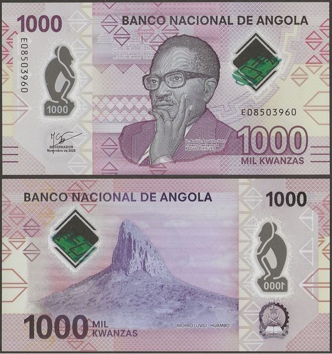 Picture of Angola,P162b,B559b,1000 Kwanza,2023