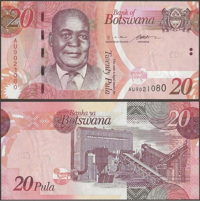 Picture of Botswana,P31i,B125i,20 Pula,2024