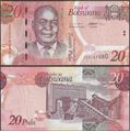 Picture of Botswana,P31,B125cz,20 Pula,2024,REPLACEMENT