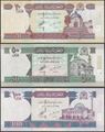 Picture of Afghanistan,3 NOTE SET,20 to 100 Afghani,2025