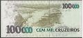 Picture of Brazil,P235b,B857b,100000 Cruzeiros,In 1993