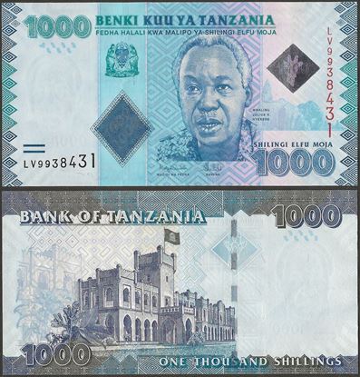 Picture of Tanzania,P41d,B140d,1000 Shillings,2025